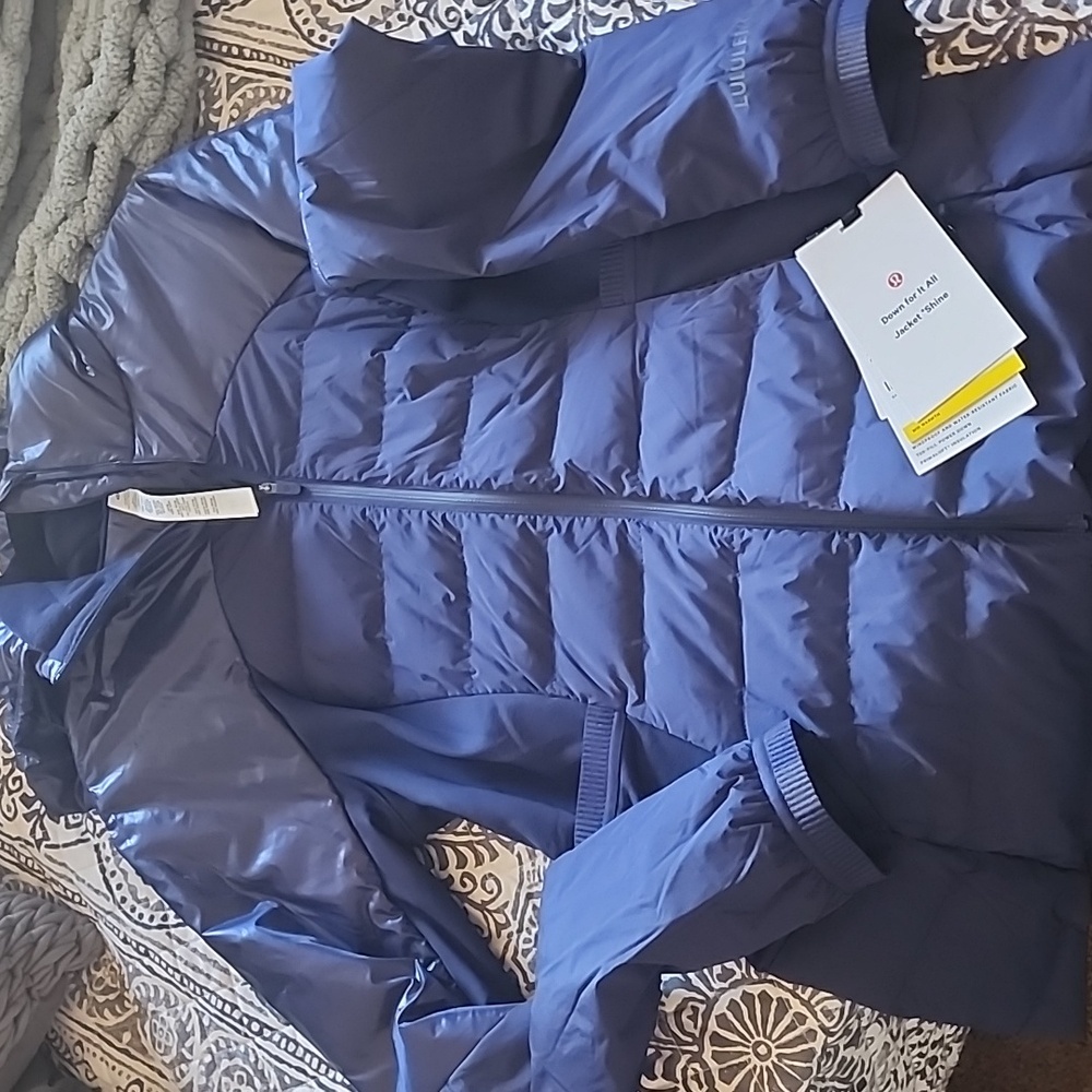 Lululemon Navy Night Sea SHINE Down for It All Jacket